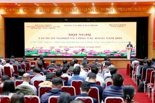 Đảng ủy Bộ Tài chính tập huấn một số nội dung công tác tổ chức của Đảng