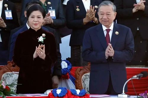 Tổng Bí thư Tô Lâm dự lễ kỷ niệm 50 năm Quốc khánh Lào