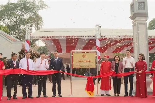 Xã Nội Bài: Gắn biển công trình chào mừng Đại hội XIV của Đảng