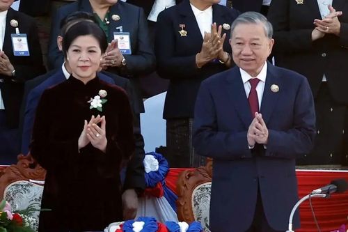 Tổng Bí thư Tô Lâm dự Lễ kỷ niệm 50 năm Quốc khánh Lào