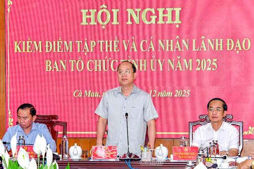 Tổ chức Hội nghị kiểm điểm tập thể, cá nhân lãnh đạo ban năm 2025