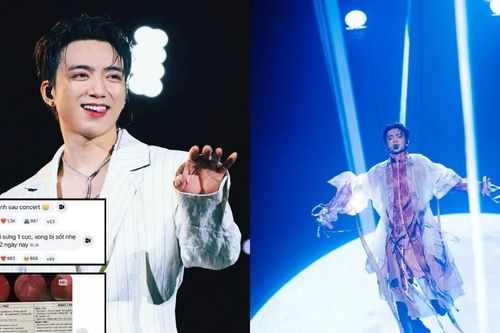 Hậu Live Concert: SOOBIN cập nhật tình trạng sức khỏe, phản hồi fan đầy tinh tế