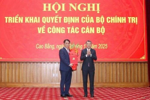 Đồng chí Phan Thăng An giữ chức Bí thư Tỉnh ủy Cao Bằng