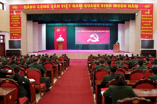 Đảng ủy Quân sự tỉnh Quảng Ninh: Học tập, quán triệt, triển khai thực hiện Nghị quyết Đại hội Đảng bộ Quân đội lần thứ XII