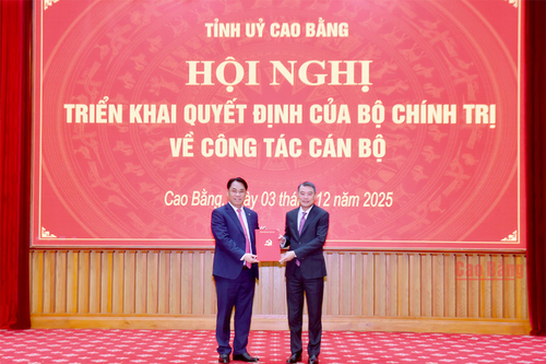 Đồng chí Phan Thăng An giữ chức Bí thư Tỉnh ủy Cao Bằng