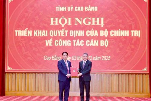 Ông Phan Thăng An giữ chức Bí thư Tỉnh ủy Cao Bằng