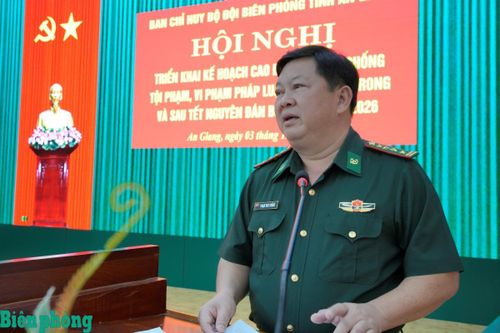 BĐBP tỉnh An Giang triển khai đợt cao điểm đấu tranh phòng, chống tội phạm, buôn lậu, gian lận thương mại