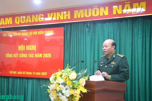 Cục Hậu cần - Kỹ thuật BĐBP: Tham mưu bảo đảm kịp thời lực lượng, phương tiện, vật chất hậu cần, kỹ thuật cho các nhiệm vụ