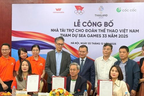 Vietnamobile và Cốc Cốc tài trợ cho Đoàn Thể thao Việt Nam dự SEA Games 33