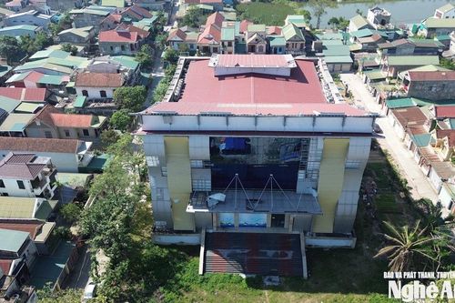 Sau gần 10 năm thi công, Dự án Trung tâm bảo tồn và phát huy giá trị dân ca ví, giặm Nghệ Tĩnh vẫn còn dang dở