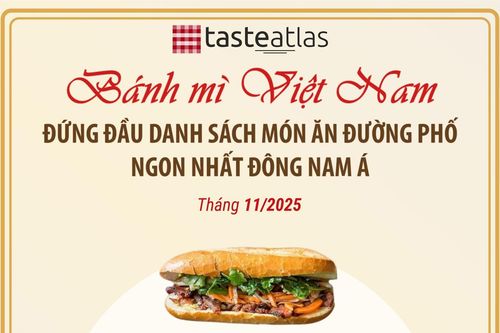 Bánh mì đứng đầu danh sách món ăn đường phố ngon nhất Đông Nam Á