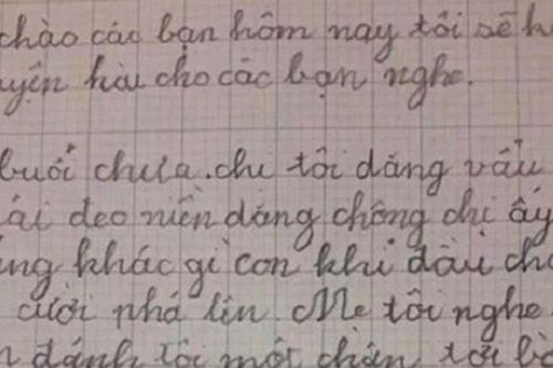 Bài văn kể về lần bị mẹ đánh tơi bời, dân tình biết lý do liền phán 'không oan'