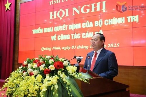 Bí thư Cao Bằng Quản Minh Cường giữ chức Bí thư Tỉnh ủy Quảng Ninh