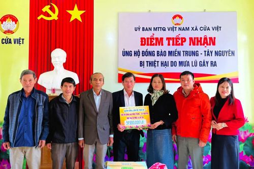Xã Cửa Việt quyên góp hơn 600 triệu đồng ủng hộ đồng bào vùng lũ