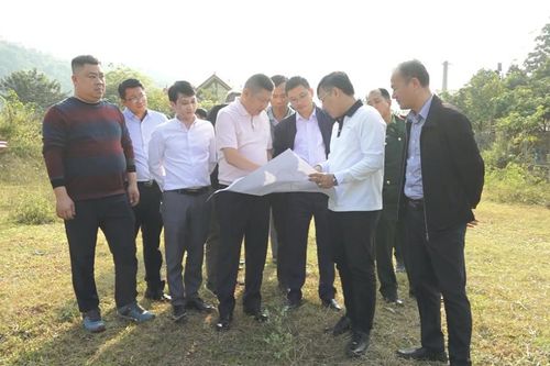 Binh đoàn 20 khảo sát Dự án xây dựng mới Trung tâm Y tế xã Bảo Lạc