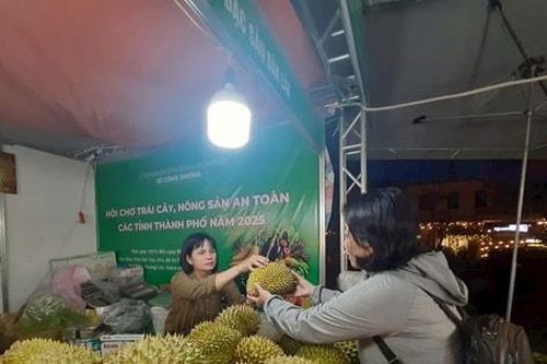 Hà Nội: 130 gian hàng tham gia hội chợ trái cây, nông sản an toàn các tỉnh, thành phố năm 2025