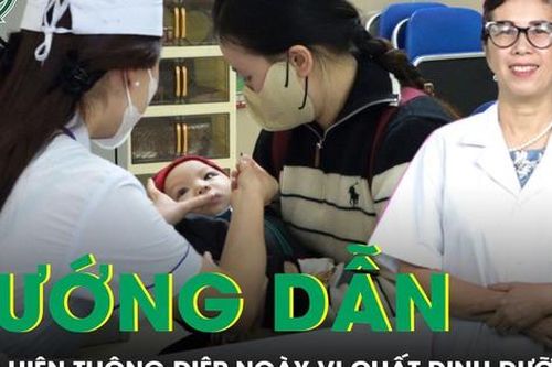 Hướng dẫn thực hiện thông điệp Ngày vi chất dinh dưỡng