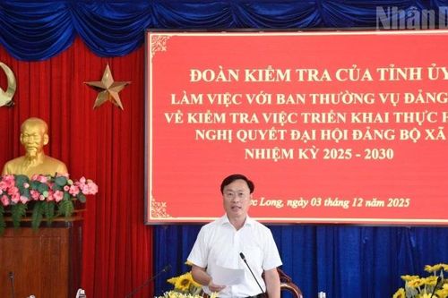 Tỉnh ủy Cà Mau tổ chức nhiều Đoàn công tác kiểm tra tại các cơ sở