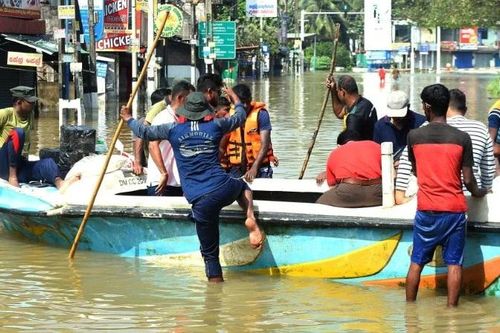 Điện thăm hỏi về lũ lụt ở Sri Lanka