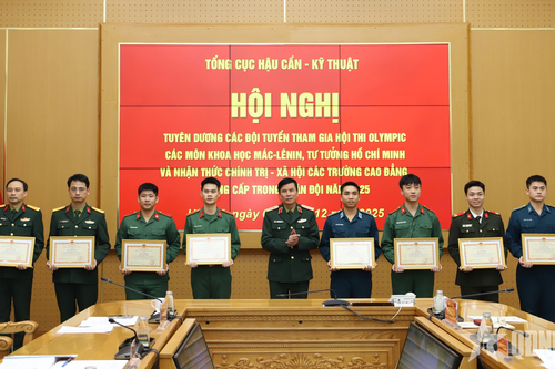 Tổng cục Hậu cần - Kỹ thuật tuyên dương các tập thể, cá nhân có thành tích cao tham gia Hội thi Olympic