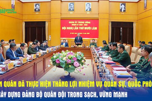 Toàn quân thực hiện thắng lợi nhiệm vụ quân sự, quốc phòng và xây dựng Đảng bộ Quân đội trong sạch, vững mạnh