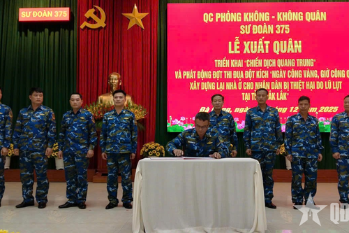 Sư đoàn 375 xuất quân 'Chiến dịch Quang Trung' giúp nhân tỉnh Đắk Lắk