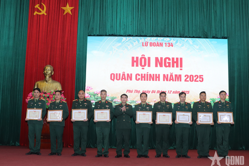 Lữ đoàn 134 (Binh chủng Thông tin liên lạc) tổ chức Hội nghị quân chính năm 2025