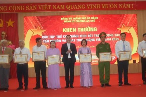 Khen thưởng 22 tập thể, cá nhân có thành tích trong công tác tạo nguồn và phát trển đảng viên năm 2025