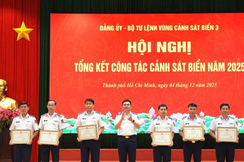 Vùng Cảnh sát biển 3: Hoàn thành toàn diện nhiệm vụ năm 2025