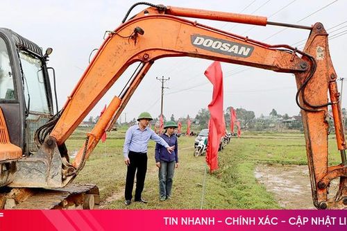 Hối hả ra quân làm thủy lợi nội đồng ở Hà Tĩnh