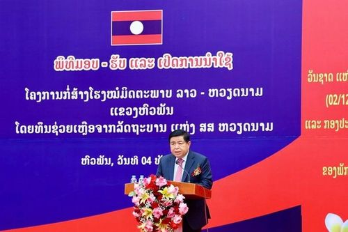 Khánh thành, bàn giao Bệnh viện Hữu nghị Lào-Việt Nam tỉnh Houaphanh