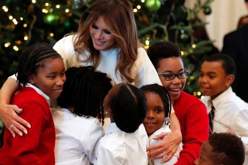 Đệ nhất phu nhân Mỹ Melania Trump trang trí Giáng sinh Nhà Trắng