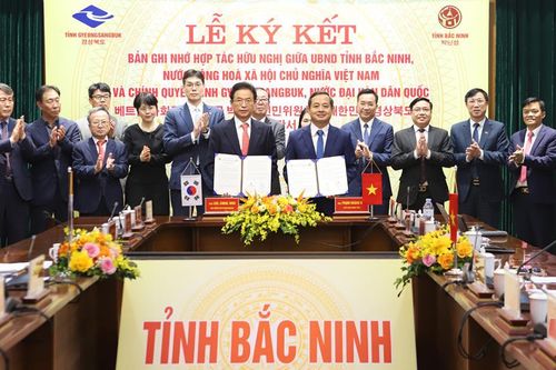 Tăng cường hợp tác đầu tư giữa tỉnh Gyeongsangbuk và Bắc Ninh