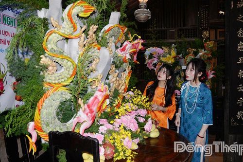 Nhiều tác phẩm chưng nghi đẹp mắt tại Lễ hội Văn hóa - Du lịch Làng cổ Đông Hòa Hiệp