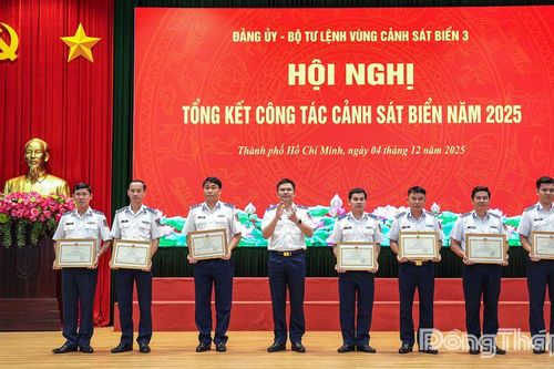 Bộ Tư lệnh Vùng Cảnh sát biển 3: Hoàn thành toàn diện nhiệm vụ năm 2025