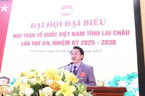 Phiên làm việc thứ nhất Đại hội Đại biểu Mặt trận Tổ quốc Việt Nam tỉnh Lai Châu lần thứ XIV, nhiệm kỳ 2025 - 2030