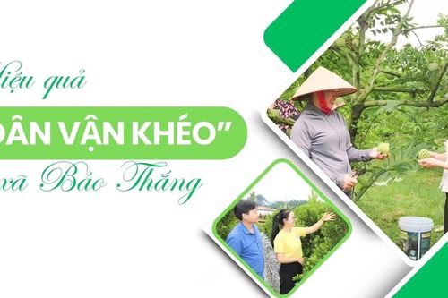 Hiệu quả 'Dân vận khéo' ở xã Bảo Thắng