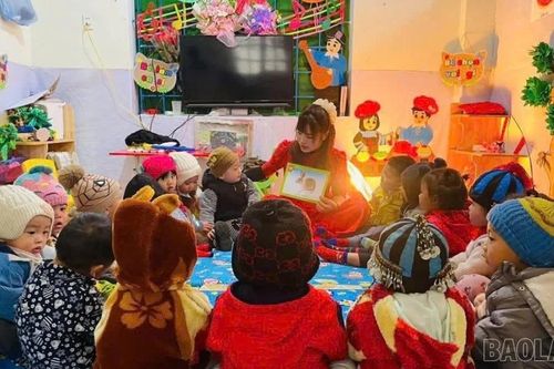 Chủ động phòng chống rét cho học sinh mầm non