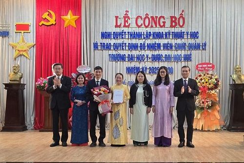Công bố Nghị quyết thành lập Khoa Kỹ thuật Y học thuộc Trường Đại học Y Dược