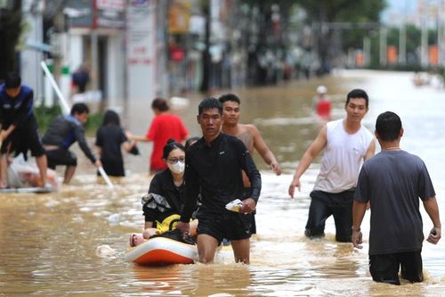 Khánh Hòa: Mưa trên diện rộng, cảnh báo nhiều nơi ngập sâu trên 3m