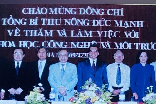 Dấu ấn đậm nét của GS.TS Chu Tuấn Nhạ với sự phát triển của ngành Khoa học và Công nghệ