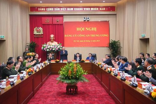 Tổng Bí thư Tô Lâm dự hội nghị Đảng ủy Công an Trung ương