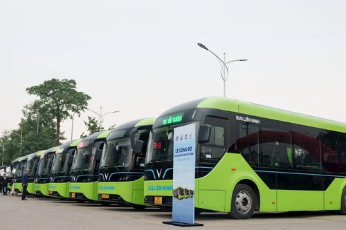 Hà Nội: thêm 111 xe buýt điện được đưa vào vận hành
