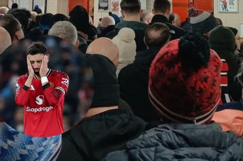 Cảnh hỗn loạn ở Old Trafford