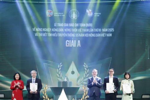 45 tác phẩm đạt Giải báo chí toàn quốc về nông nghiệp, nông dân, nông thôn