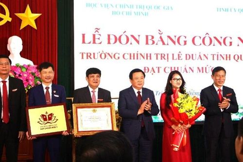 Quảng Trị: Trường Chính trị Lê Duẩn được công nhận đạt chuẩn mức 1