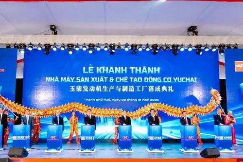 Kim Long motor Huế khánh thành nhà máy sản xuất và chế tạo động cơ Yuchai