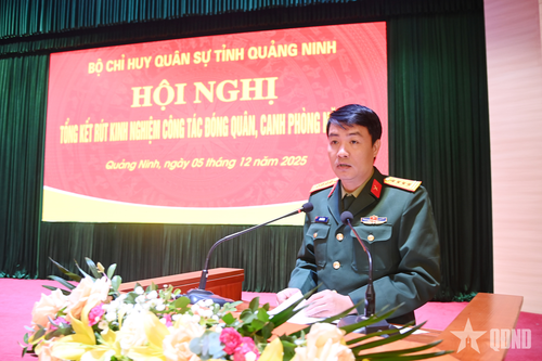 Bộ CHQS tỉnh Quảng Ninh: Tổng kết rút kinh nghiệm công tác đóng quân, canh phòng năm 2025