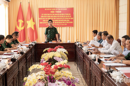 Bộ CHQS tỉnh An Giang: Hội thảo đề nghị truy tặng danh hiệu Anh hùng lực lượng vũ trang nhân dân