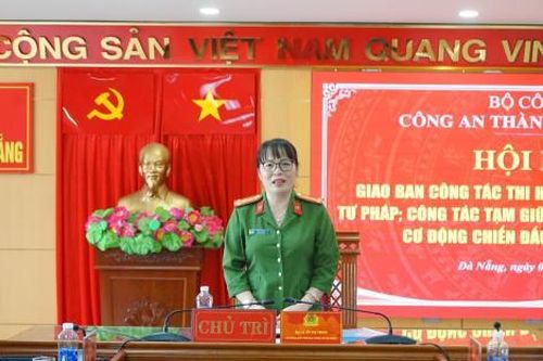 Nâng cao công tác thi hành án hình sự, hỗ trợ tư pháp và bảo vệ, cơ động chiến đấu